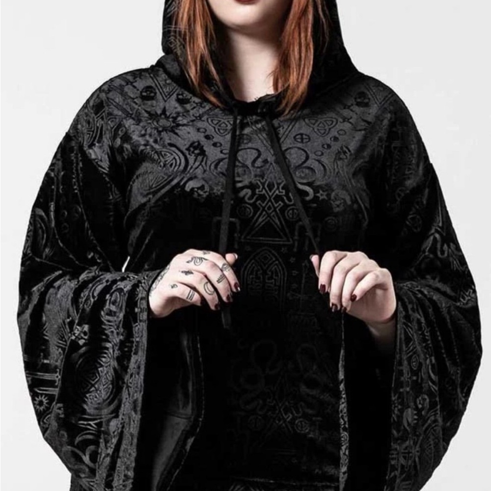 Killstar Black Hooded Tunic